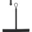 Miniatures photos de photos Raclette de douche silicone – BRABANTIA – Dark Grey - avec crochet de porte1