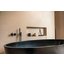 Miniatures photos de photos Raclette de douche silicone – BRABANTIA – Dark Grey - avec crochet de porte2