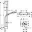 Miniatures schemas de schemas Colonne de douche - HANSGROHE - Pulsify Select S - Combi douche - 3 Jets1