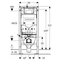 Miniatures schemas de schemas Bâti-support - GEBERIT - Bâti-pack Duofix - WC suspendu 1