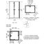 Miniatures schemas de schemas Cabine de douche - Iziglass 2 - LEDA - Carrée - Portes coulissantes - Vitrage transparent1