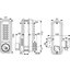 Miniatures schemas de schemas Verrou à code mécanique autonome Unitecnic - Avec pêne dormant en applique - Ouverture par code1