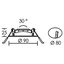 Miniatures schemas de schemas Spot encastré LED orientable – ARIC – MI7 – 6W - Blanc1