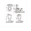 Miniatures schemas de schemas Pack WC surélevé - SIDER - Avec bride - Réservoir 3/6 L 1