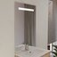 Miniatures photos de photos Ensemble meuble salle de bain PMR – 70 cm – Miroir LED – Plan vasque simple1