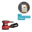 Miniatures photos de photos Lot ponceuse excentrique filaire Ø125 mm – DCK – 380 W + 10 disques abrasifs maille OFFERTS1
