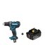 Miniatures photos de photos Lot perceuse-visseuse sans fil et batterie 5 Ah – MAKITA – LXT 18 V, mandrin 13 mm1