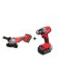 Miniatures photos de photos Lot perceuse-visseuse compacte et meuleuse d'angle Ø125 mm – MILWAUKEE – M18 brushless1