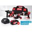 Miniatures photos de photos Lot perforateur-burineur, meuleuse d’angle, perceuse-visseuse et un sac à outils souple – DCK – chargeur de batterie - 20 V - 4 A + 3 batteries OFFERTES1