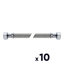 Miniatures photos de photos Flexible de raccordement - 30 cm - FF 3/8" - Lot de 101