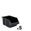 Miniatures photos de photos Lot de 5 bacs de rangement eco concept - Novap - 3 Litre1