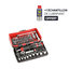 Miniatures photos de photos Coffret douilles et cliquets Radio - 1/4 pouce - Ultra compact - 38 outils + 1 échantillon lubrifiant OFFERT1