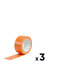 Miniatures photos de photos Adhésif PVC plastifié orange - 75 mm - 33 m - Antalis - Lot de 31