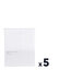 Miniatures photos de photos Lot de 5 rideaux de douche textile - 1200 x 1200 mm1