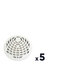 Miniatures photos de photos Lot de 5 grilles de siphon PVC - Ø 150 mm - Purus1