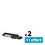 Miniatures photos de photos Lot de 2 têtes de lampadaire LED public + 1 OFFERT - Dhome - Solaire 1