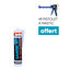 Miniatures photos de photos Mastic silicone neutre - Sanisil NT - Fixpro - Blanc - Lot de 24 + 1 pistolet OUTIBAT OFFERT1