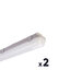 Miniatures photos de photos Lot de 2 réglettes LED - 1260 mm - 24 W - 2500 lm - IP651