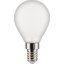 Miniatures photos de photos Ampoule LED sphérique à filament – DHOME – E14 – 2,2 W – 470 lm – 2700 K – Dépolie – Classe A1