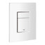 Miniatures photos de photos  Plaque de commande WC - GROHE - Cosmo - Blanc - Double touche 1