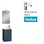 Miniatures photos de photos Meuble lave-main anthracite avec miroir + mitigeur lavabo - SIDER1