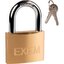 Miniatures photos de photos Cadenas laiton à clés - Exem - Largeur 50 mm - Lot de 22