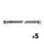Miniatures photos de photos Flexible de raccordement - TUCAI - 50 cm - M 3/8" - F 3/8" - Vendu par 51