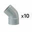 HC_$ 10 COUDE PVC 45° MF 100