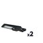 Miniatures photos de photos lot de 2 Têtes de lampadaires LED public - DHOME - Solaire - 25 W - 3000 lm - 3000 K1