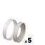Miniatures photos de photos Lot de 5 joints avec bague à clipper - NICOLL - Ø 85 à 107 mm1