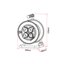 Miniatures schemas de schemas Enrouleur professionnel - Dhome - 4 prises 2P+T avec clapet - Câble H07 RN-F 3G1,5 mm²1