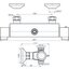 Miniatures schemas de schemas Mitigeur thermostatique - SIDER - Thermo-Prima - Douche - 2 sorties1