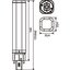 Miniatures schemas de schemas Ampoule LED PL-C - Dhome - G24d-3 - 9 W - 1000 lm - 4000 K1