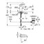 Miniatures schemas de schemas Mitigeur lavabo - GROHE - Bauedge Taille S -  5 L/min - Vidage + tirette1