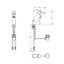 Miniatures schemas de schemas Mitigeur de lavabo - SANIFIRST - Hoptim' - Manette pleine - Avec vidage 1