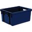 Miniatures photos de photos Kit complet bac + couvercle - EDA - 10L - Bleu - Noir1