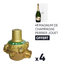 Miniatures photos de photos Réducteur de pression n°11 - Desbordes - Mâle / Mâle - 20X27 - Lot de 4 + 1 magnum de champagne OFFERT 1