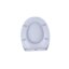 Miniatures photos de photos Abattant WC - SIDER - Luna 400 - 100% plastique recyclé - L.439 x l.376 mm 1