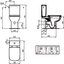 Miniatures schemas de schemas Pack WC - Okyris - PORCHER - Sortie horizontale - Réservoir 3/6 L 1