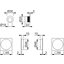 Miniatures schemas de schemas Set carré pour porte coulissante - Hoppe1