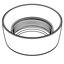 Miniatures schemas de schemas Ecrou pour réservoir semi bas - OLI - Ø50 x 40 mm1