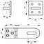 Miniatures schemas de schemas Porte cadenas - THIRARD - Laiton 1