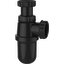 Miniatures photos de photos Siphon lavabo réglable – VALENTIN – Design noir1