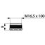 Miniatures schemas de schemas Brise-jet caché – DELABIE – M16,5x100 – Avec joint torique – Lot de 21