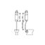 Miniatures schemas de schemas Réservoir WC - Joker 501 - Regiplast - Haut - Tube droit1