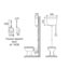 Miniatures schemas de schemas Réservoir WC - EUROPA 301 - Regiplast - Simple débit - Haut - Pneumatique1