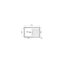Miniatures schemas de schemas Evier inox - NORD INOX - 755x480 mm - Une cuve - Sans vidage1