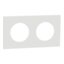 Miniatures photos de photos Plaque de finition 2 postes – SCHNEIDER - ODACE – Blanc craie – Entraxe 71 mm1