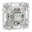 Miniatures photos de photos Interrupteur VMC 2 vitesses 10AX – SCHNEIDER ELECTRIC – ODACE – Blanc craie2