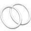 Miniatures photos de photos Anneau plastique blanc - Sachet de 122